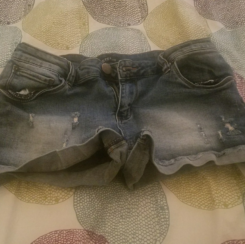Denim shorts